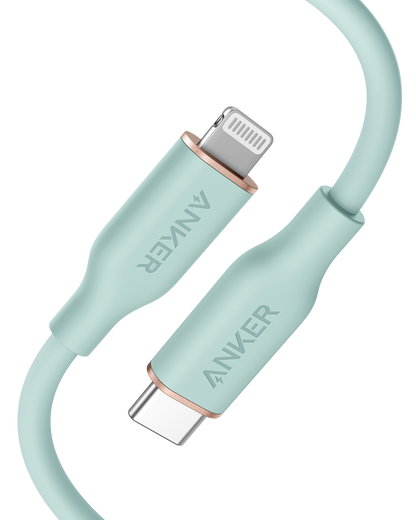 Anker 641 USB-C to Lightning Cable (Flow, 3 ft Silicone)