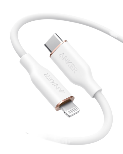 Anker 641 USB-C to Lightning Cable (Flow, 3 ft Silicone)